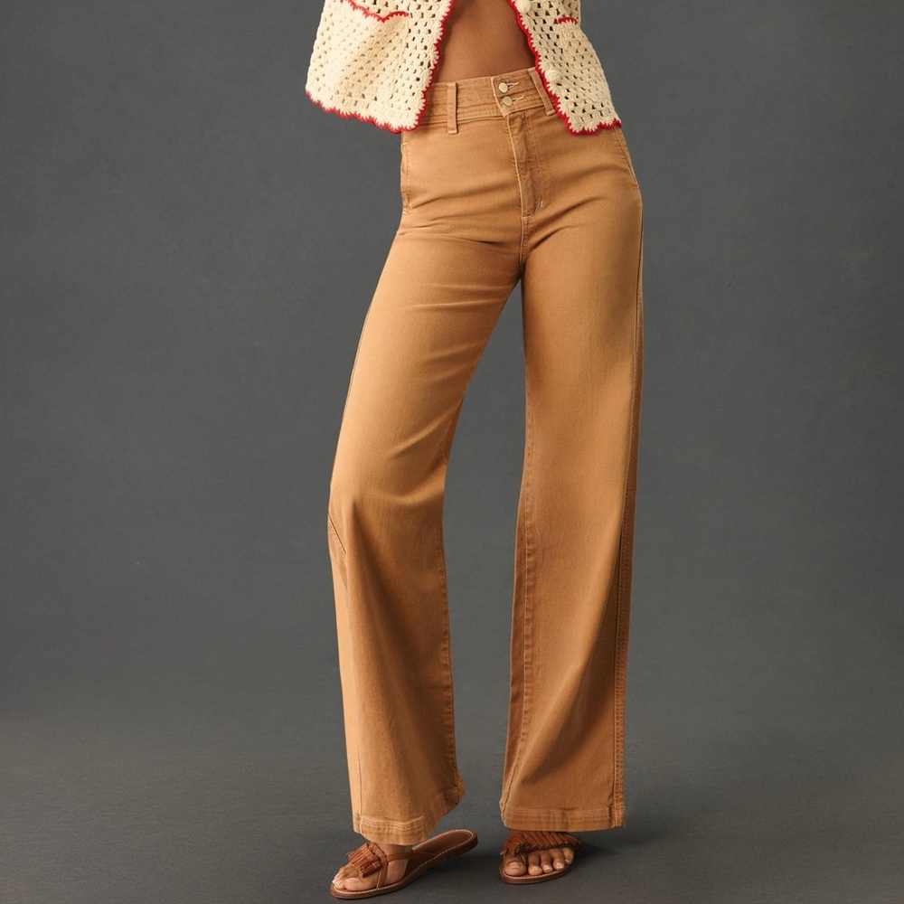 Joe’s Jeans the Allana High-Rise Wide-Leg Jeans